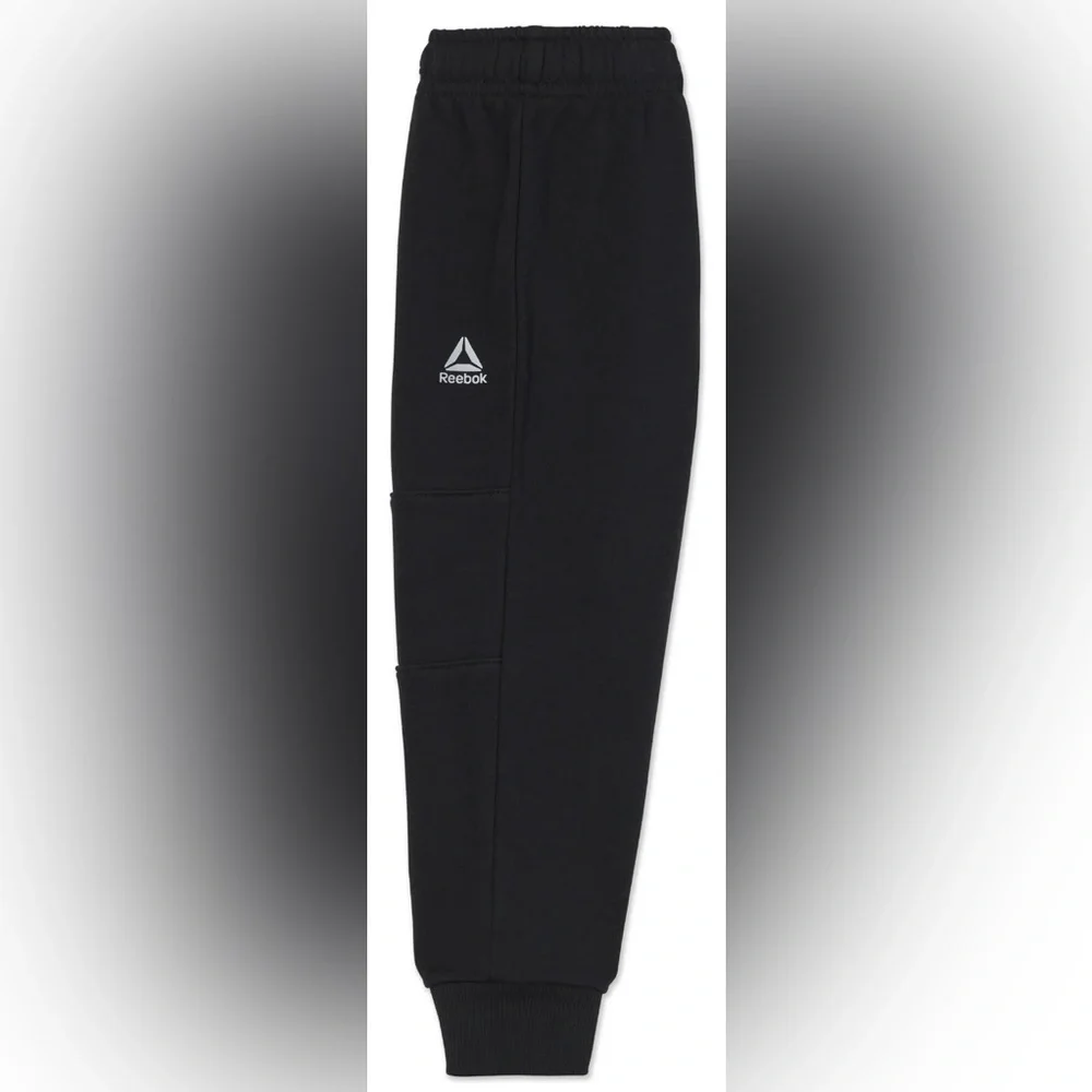 Reebok Toddler Unisex Half Zip Pullover and Jogger Set, 2 Piece - Picture 6 of 7